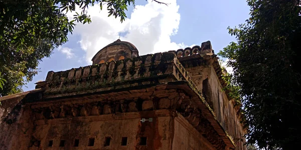 District Katni Índia Outubro 2019 Muro Danos Antigo Forte Vijayraghavgarh — Fotografia de Stock