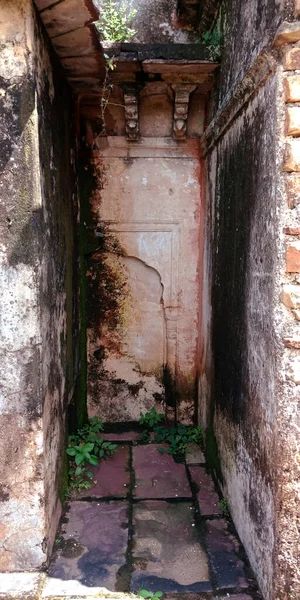 District Katni India Oktober 2019 Dirty Wall View Ancient Fort — Stockfoto