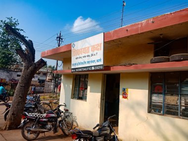 DISTRICT JABALPUR, Hindistan - 17 Ekim 2019: Hindistan Hükümeti Elektrik Hizmetleri Merkezi.