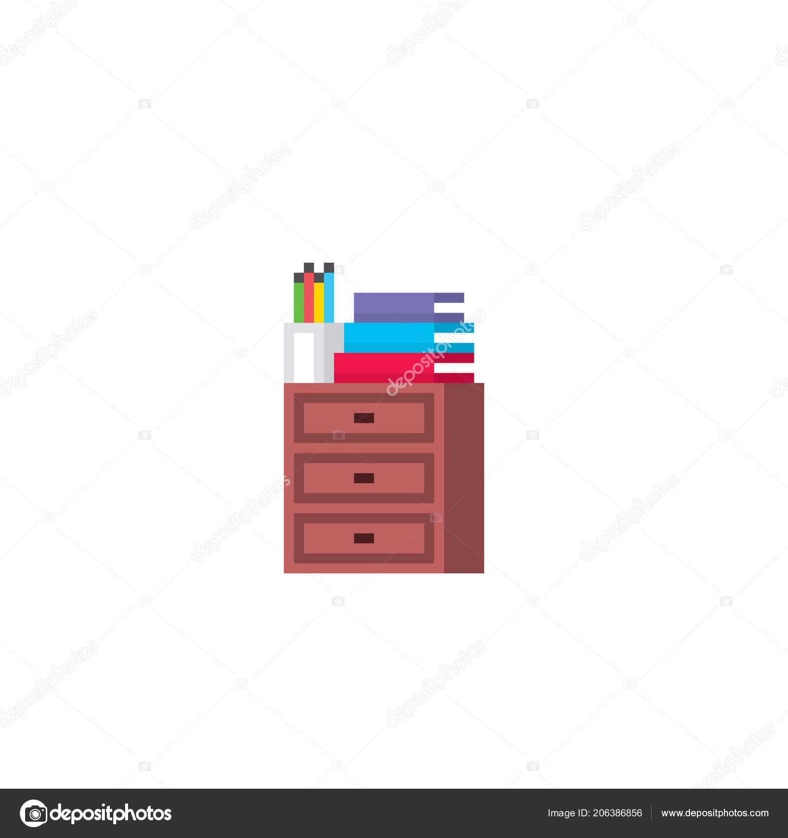 Office Furniture Equipment Bedside Table