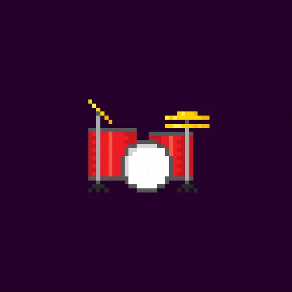 Bateria Preparada Arte Pixel Jogo Vídeo Bits Sprite Bits Ilustração — Vetor de Stock