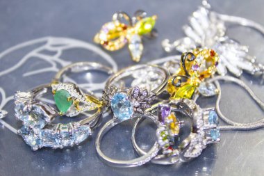 Gümüş Takı modeli yüzük moda