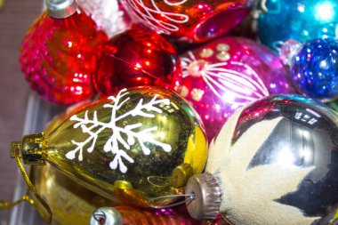 Noel dekorasyon eski oyuncaklar