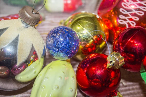 Weihnachtsdekoration Altes Spielzeug — Stockfoto