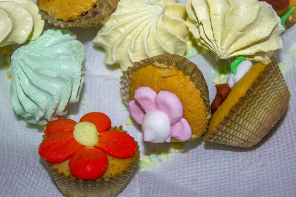 Cupcake Backwaren Lebensmittel — Stockfoto