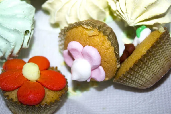 Cupcake Backwaren Lebensmittel — Stockfoto