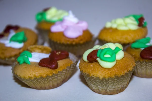 Cupcake Backwaren Lebensmittel — Stockfoto