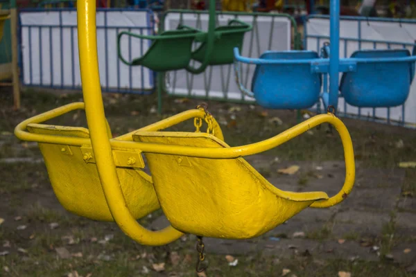 Parque Swing Carrossel Carnaval — Fotografia de Stock