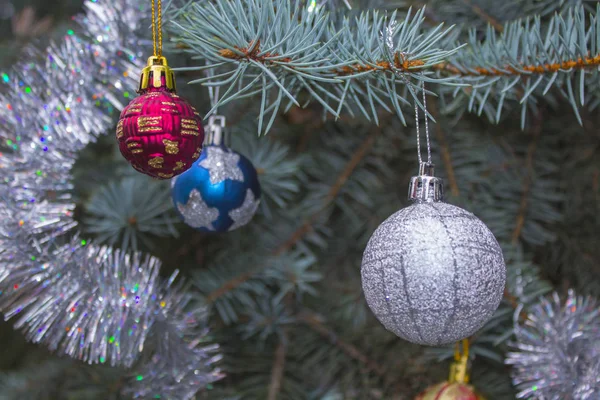 Árvore Natal Brinquedos Decoração — Fotografia de Stock