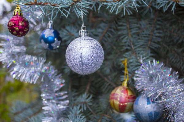 Kerstboom Speelgoed Decoratie — Stockfoto