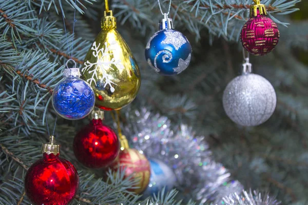 Kerstboom Speelgoed Decoratie — Stockfoto