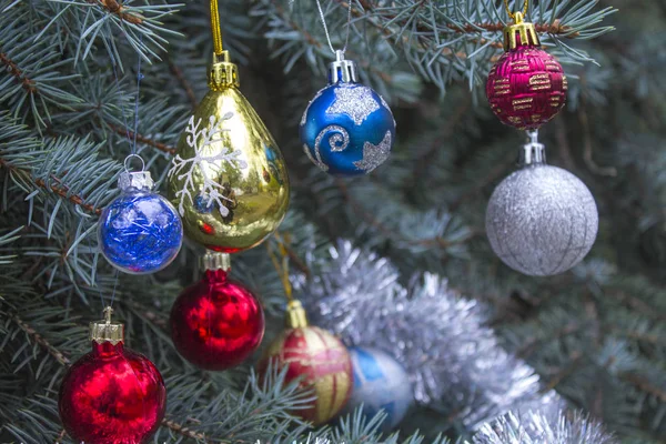Árvore Natal Brinquedos Decoração — Fotografia de Stock