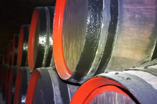 Barris Madeira Vinho Velho — Fotografia de Stock