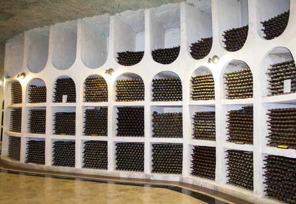 Wine Cellar Bottles Collection — Stock Photo, Image