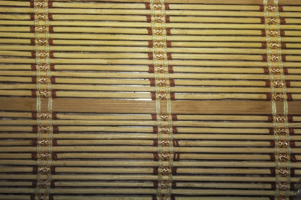 Stuoia Bambù Sfondo Texture — Foto Stock
