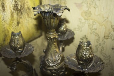 Vintage bakır Pyres antik