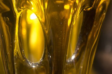 Sarı cam arka plan dokusu