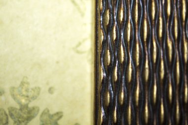 Metal Bakır süs arka plan