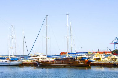 Yat gemi dock bağlantı noktası