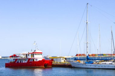 Yat gemi dock bağlantı noktası