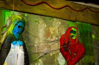 iskelet dekorasyon Cadılar bayramı dekorasyonu