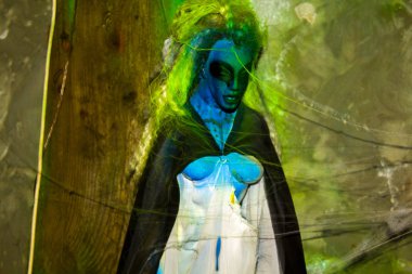 korkunç kukla dekorasyon karnaval