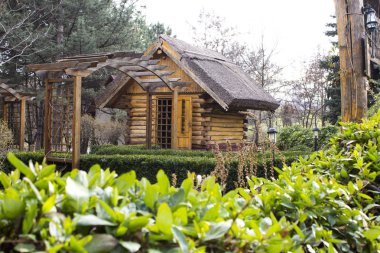 ahşap ev park Bahçe