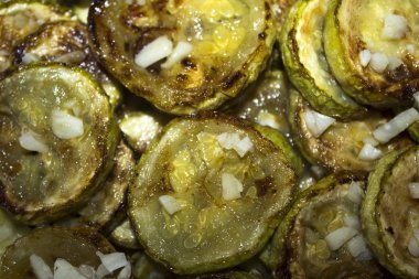 ızgara dilim kabak sebze