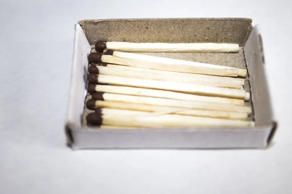 Box Matches Matchbox Tools — Stock Photo, Image