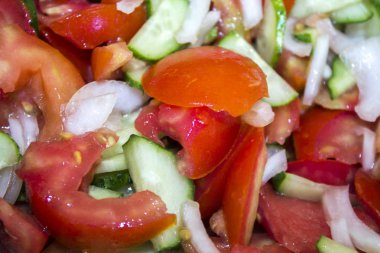 domates salatalık sebze salata yiyecek