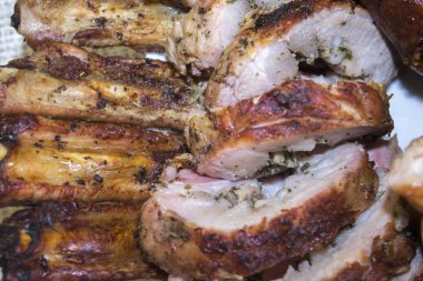 ızgara et dilim yiyecek