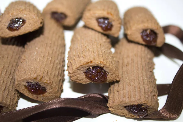 chocolate biscuits bakery roll