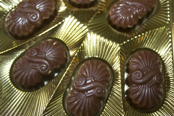 Chocolate Candies Box Set — Stock Photo, Image
