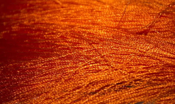 Orange Threads Background Texture — Stock Photo, Image