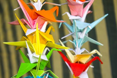 Origami turna kağıt şekil zanaat