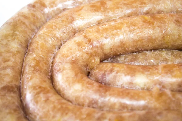 Comida Salsicha Carne Caseira — Fotografia de Stock