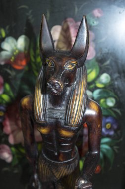 Anubis Mısır tanrısı heykeli