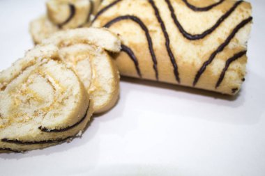 Ekmek pasta bisküvi rulo