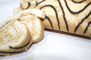 Ekmek pasta bisküvi rulo