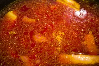 Tencere çorba Pancar çorbası ile