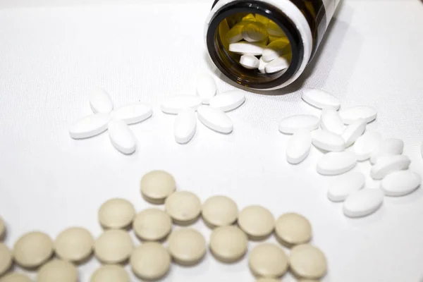 Médicament Médicaments Pilules Pot Bouteille — Photo