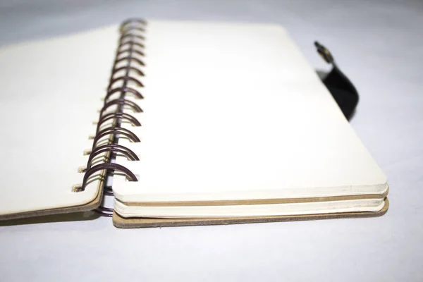 Notebook Könyv Oldal Papír — Stock Fotó