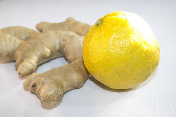 Ginger Root Lemon — Stock Photo, Image