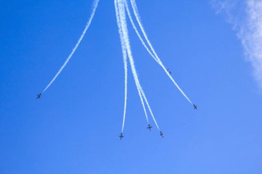 akrobatik gökyüzü hava gösterisi