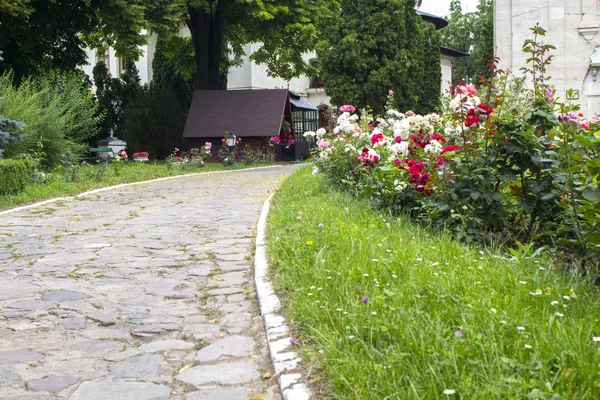 Casa Madera Parque Jardín — Foto de Stock