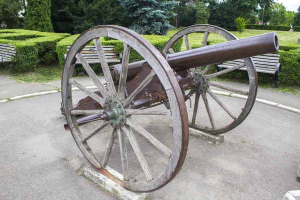 Arma Cañón Militar Antiguo — Foto de Stock