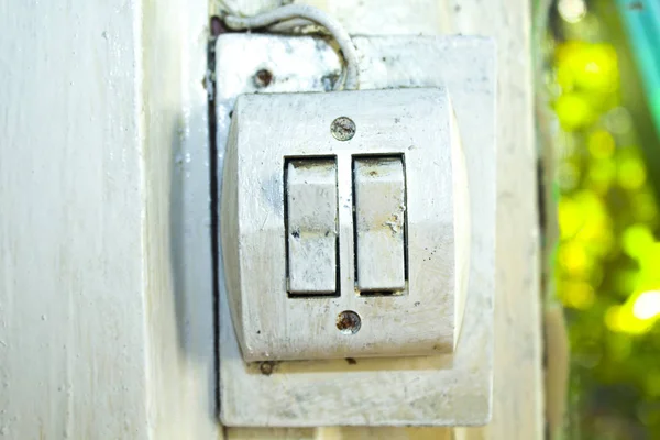 Old Switch Interior Electricity — Stock Photo, Image