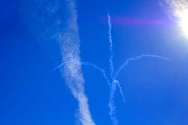 Akrobatické Sky Letecké Show — Stock fotografie