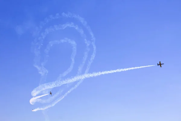 Acrobatic Sky Air Show — Stock Photo, Image