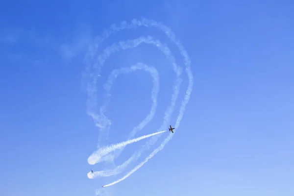 Acrobatische Hemel Luchtshow — Stockfoto